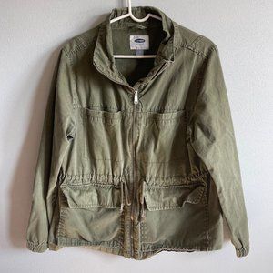 Old Navy Army Green Utility Jacket XL